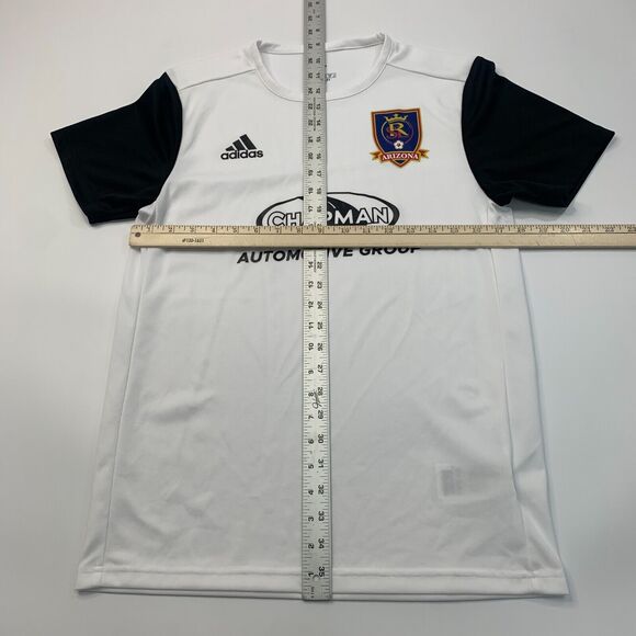 Adidas Real Salt Lake Arizona Jersey Mens S Small Aeroready Soccer T Shirt - Picture 6 of 9